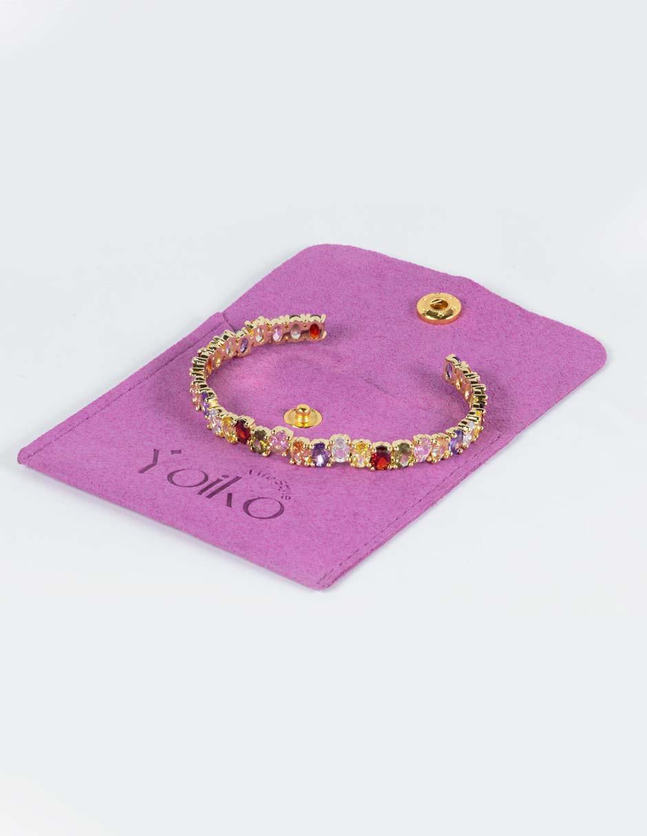 Brazalete de baño de oro 14 K Sara 5