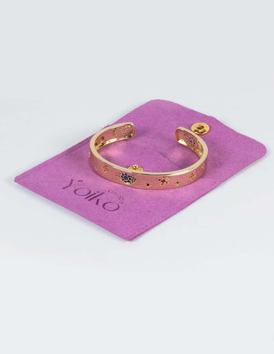 Brazalete de baño de oro 14 K Carmen 5
