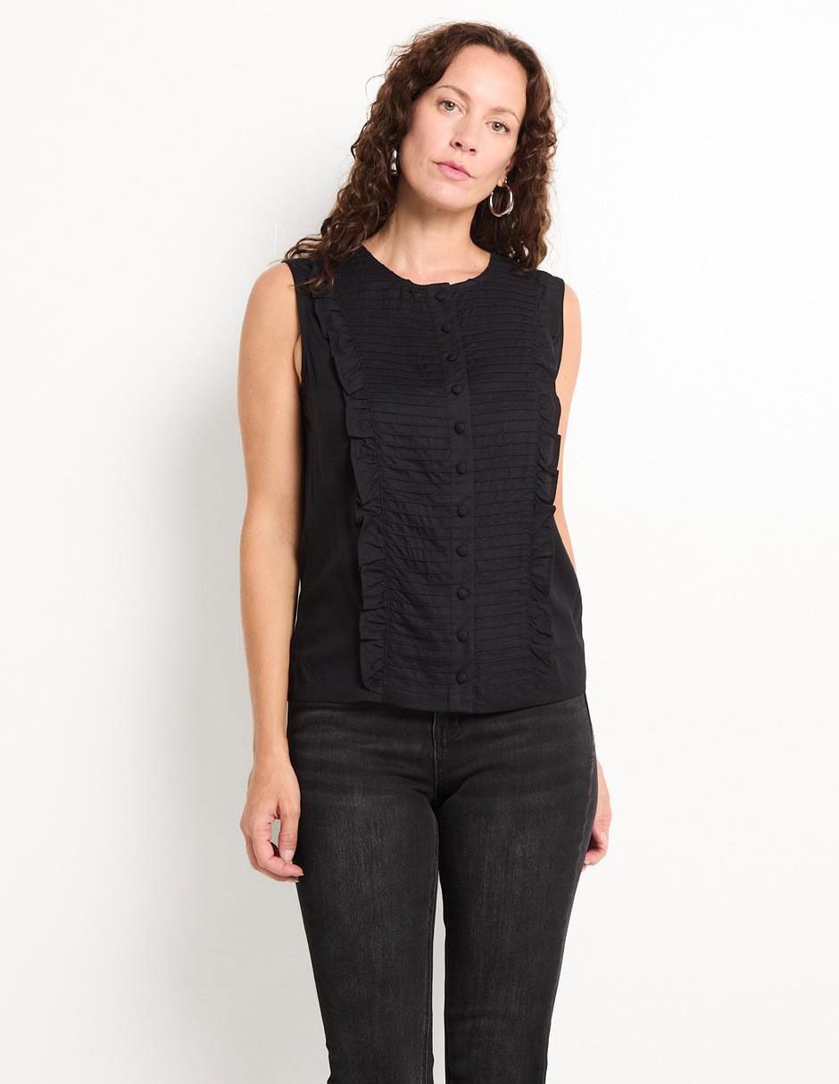 Blusa sin manga para mujer 1