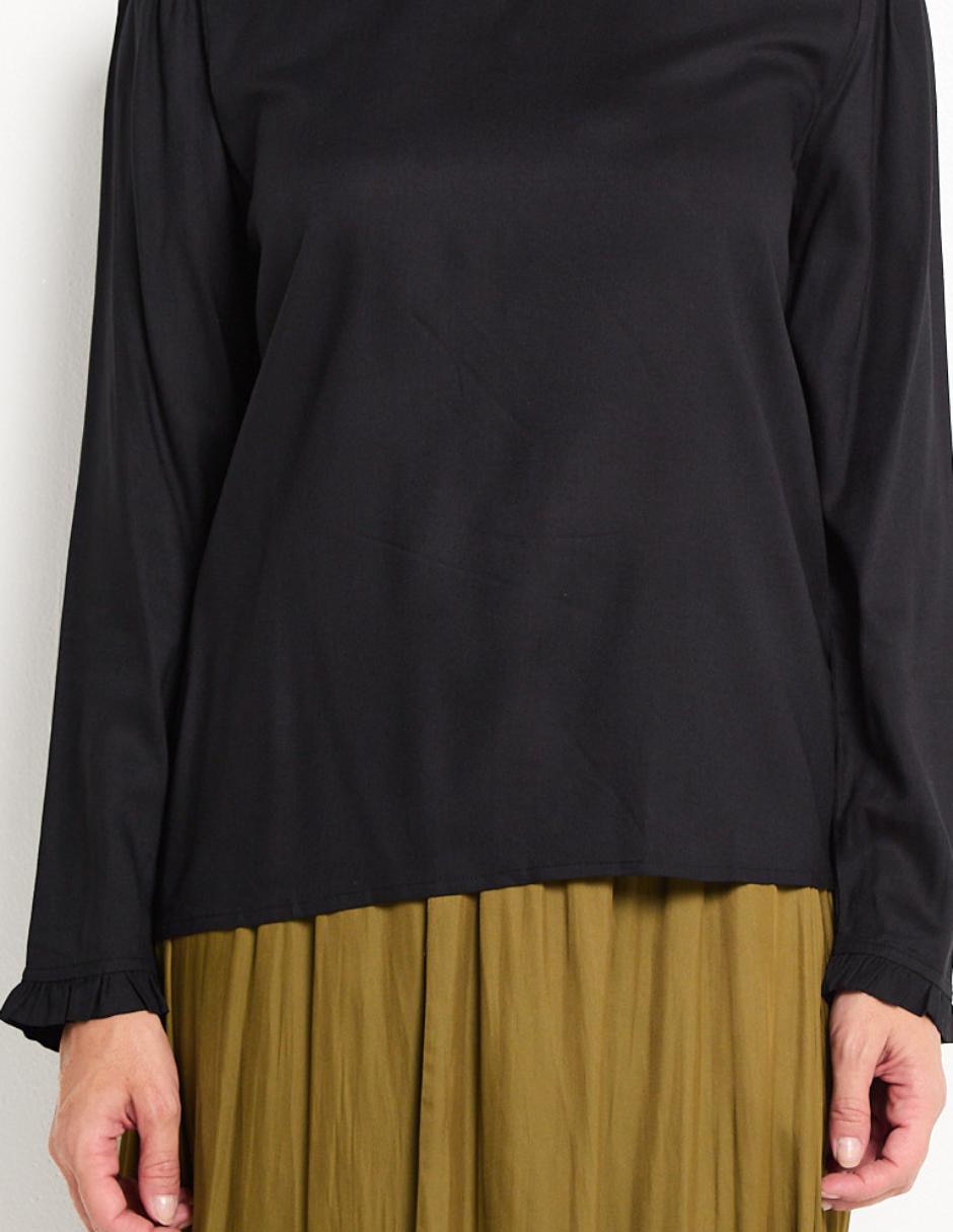 BLUSA LIEB BASICS LBB2511-P, CH, NEGRO