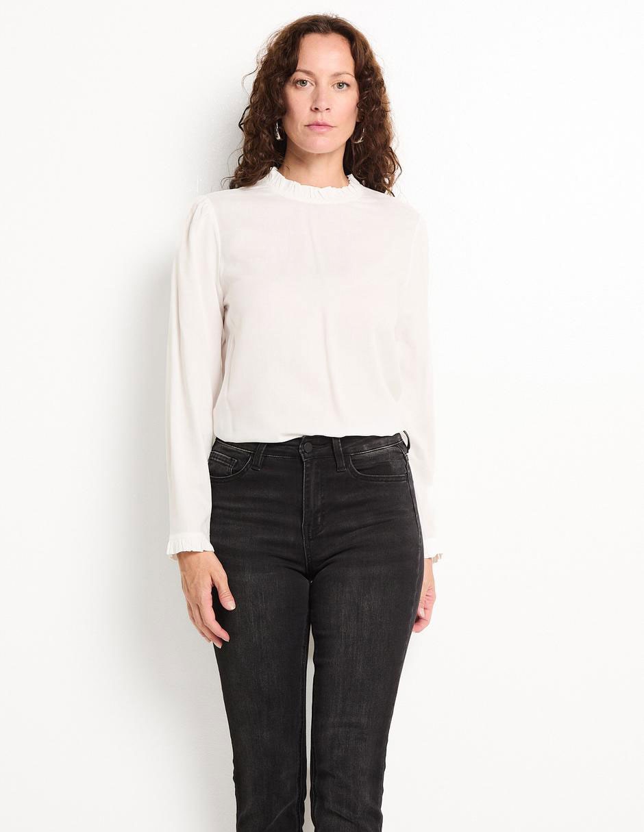 Blusa manga larga para mujer