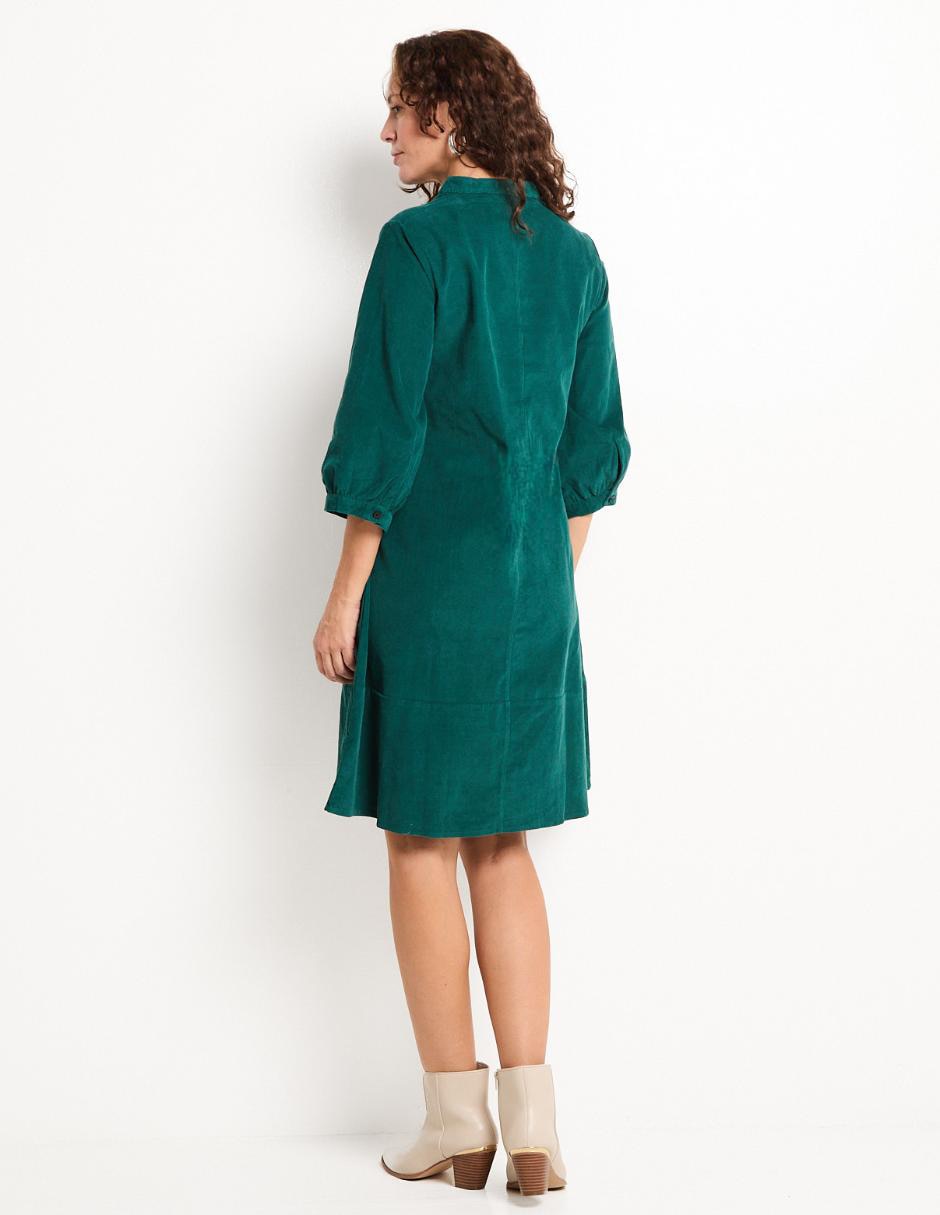 VESTIDO LIEB BASICS, G, VERDE AZULADO