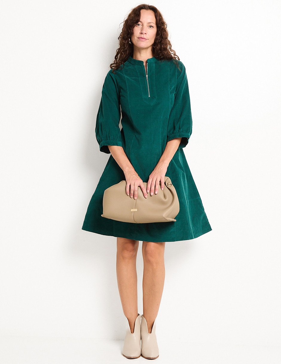 VESTIDO LIEB BASICS, G, VERDE AZULADO