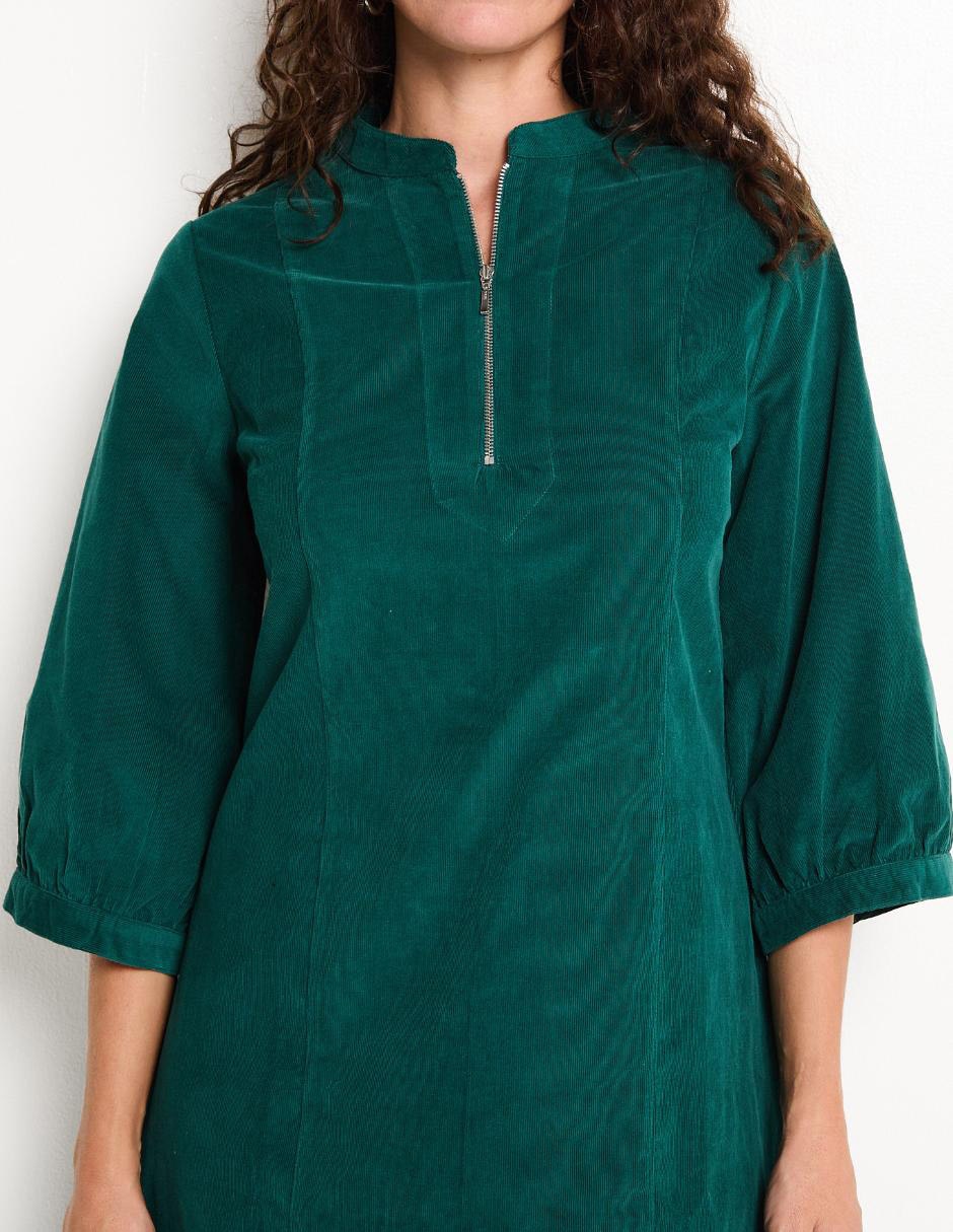 VESTIDO LIEB BASICS, G, VERDE AZULADO