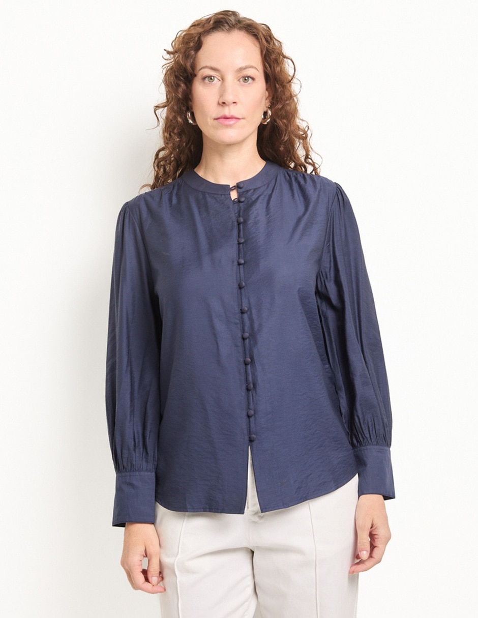 Blusa manga larga para mujer