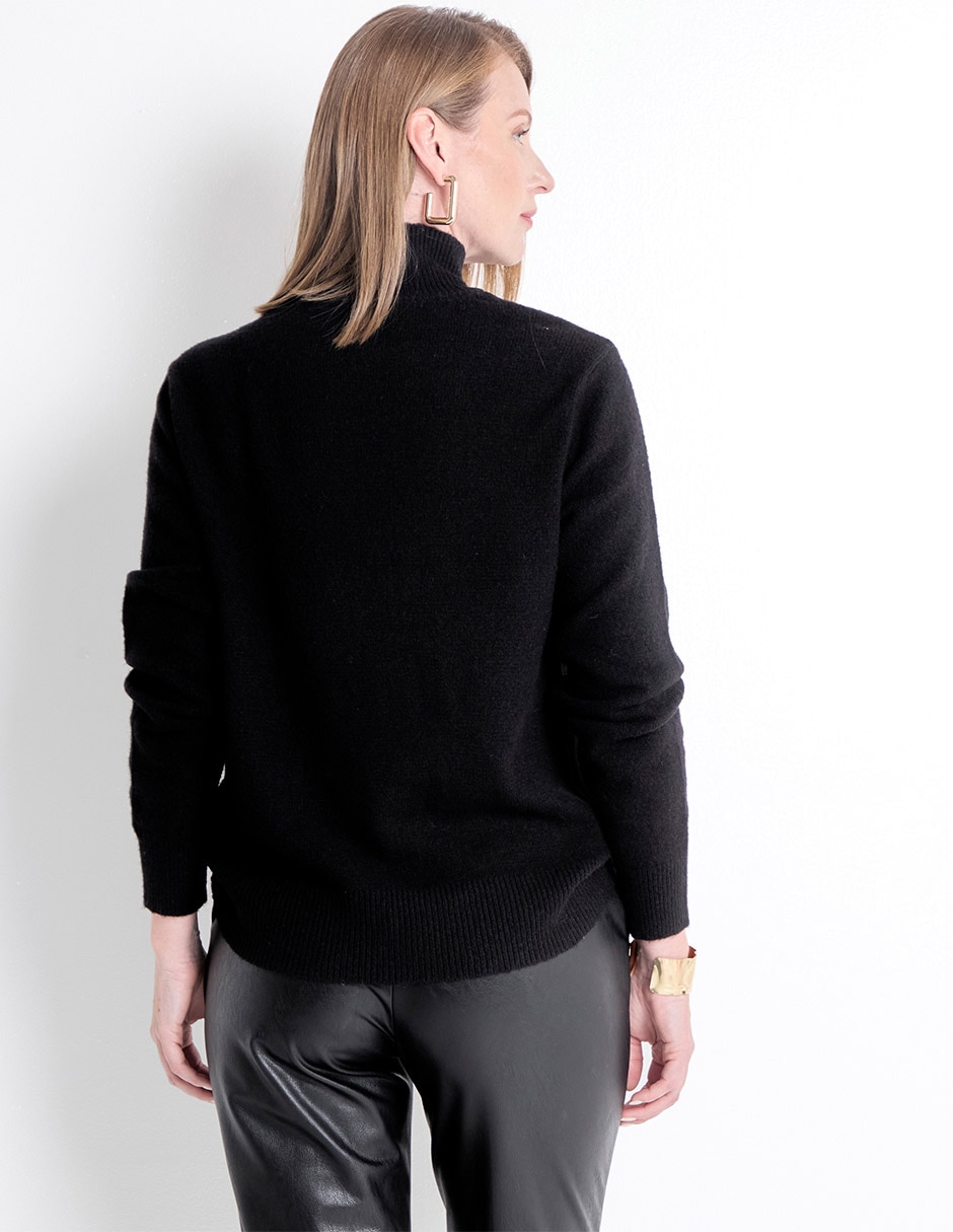 Suéter cuello alto para mujer 2