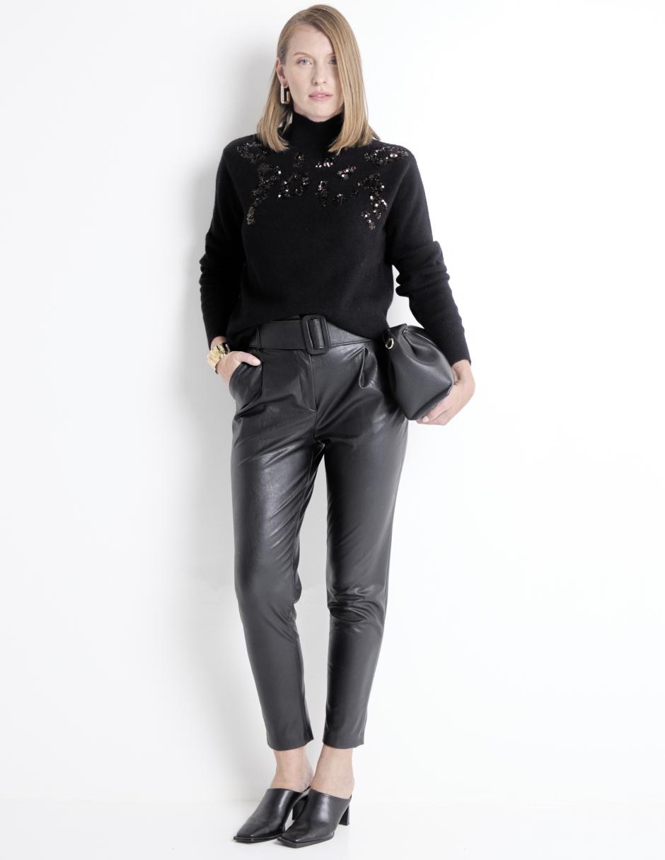 Suéter cuello alto para mujer 3
