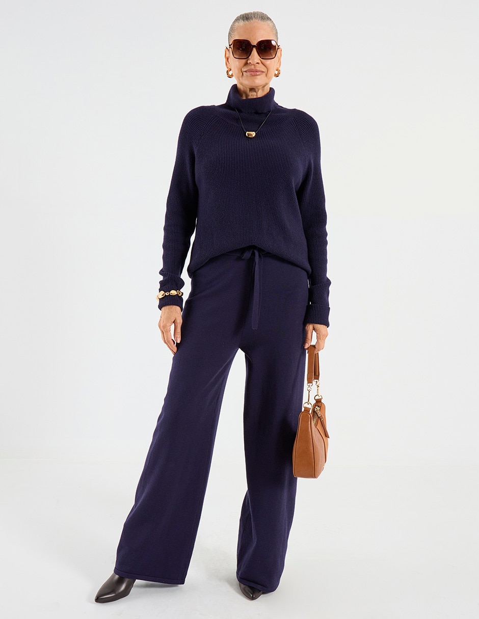PANTALON LIEB BASICS L, M, AZUL MARINO