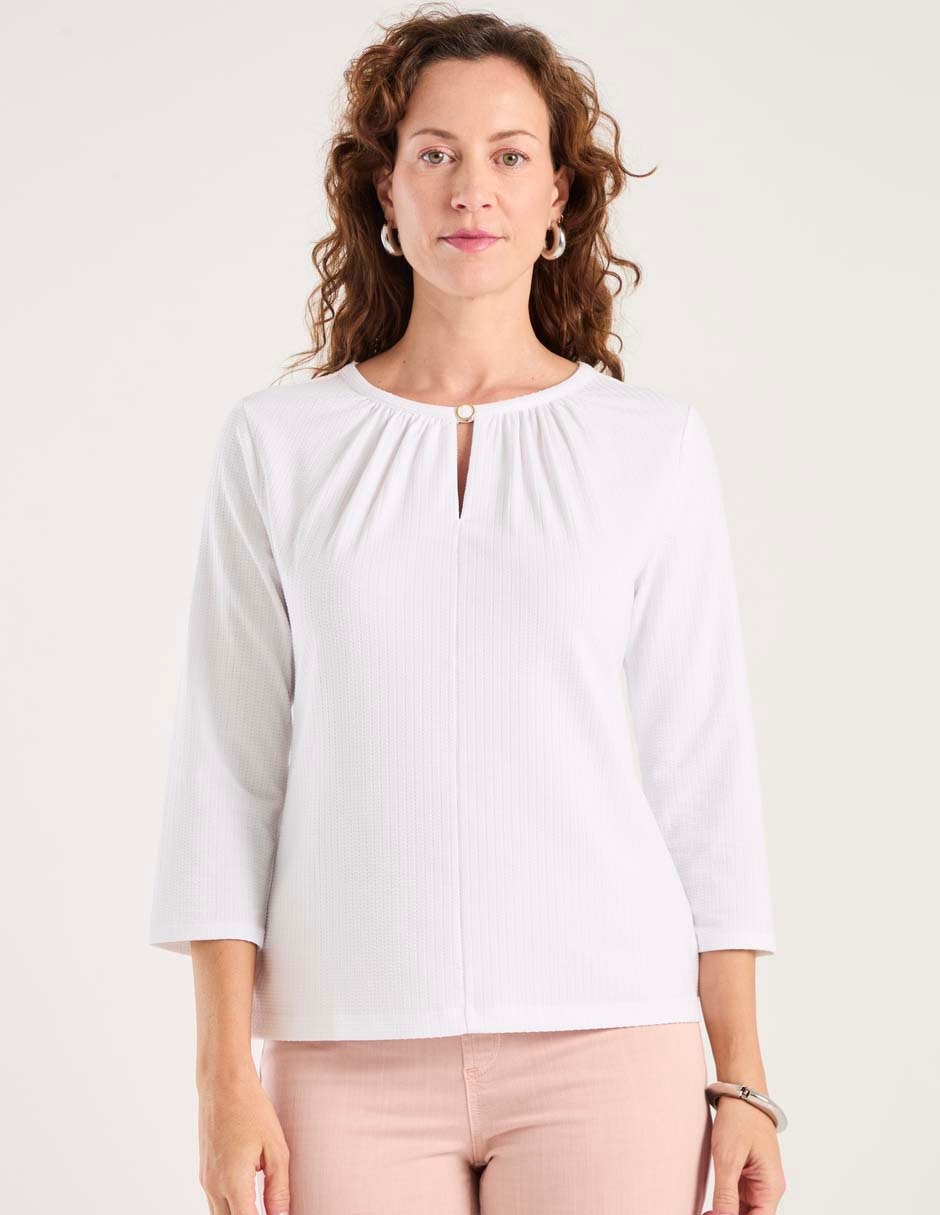 Blusa manga 3/4 para mujer Blusa manga 3/4 para mujer