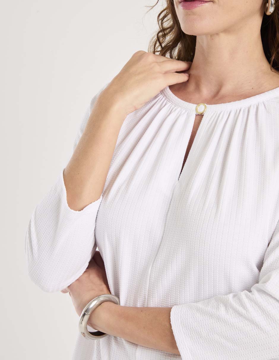 Blusa manga 3/4 para mujer 4