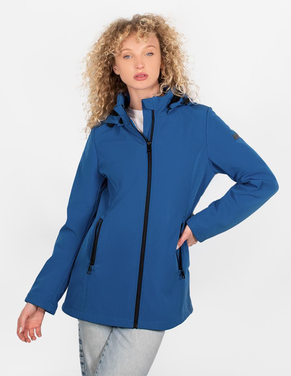 Chamarra parka impermeable para mujer Chamarra parka impermeable para mujer