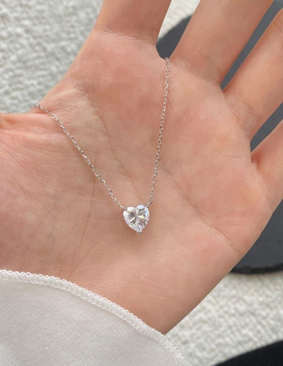 Collar no aplica "de (si aplica)" corazón yoiko lise "de" plata p 925