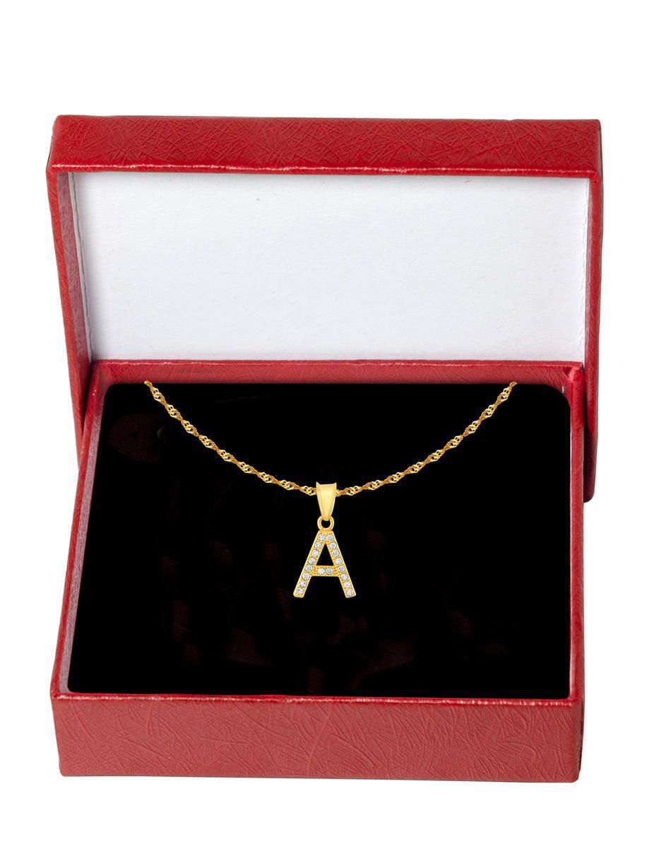 Collar de letras 18 K 6