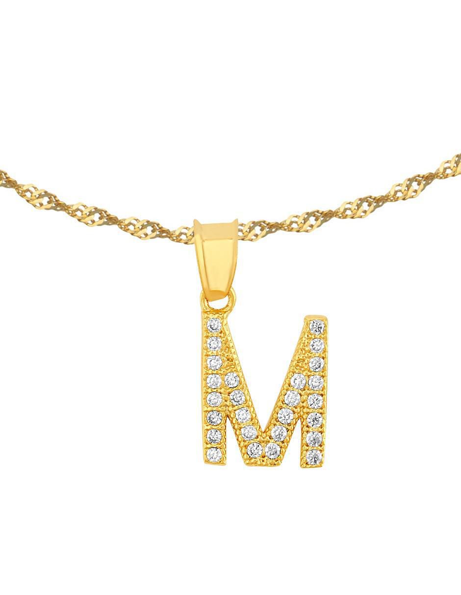 Collar de letras 18 K