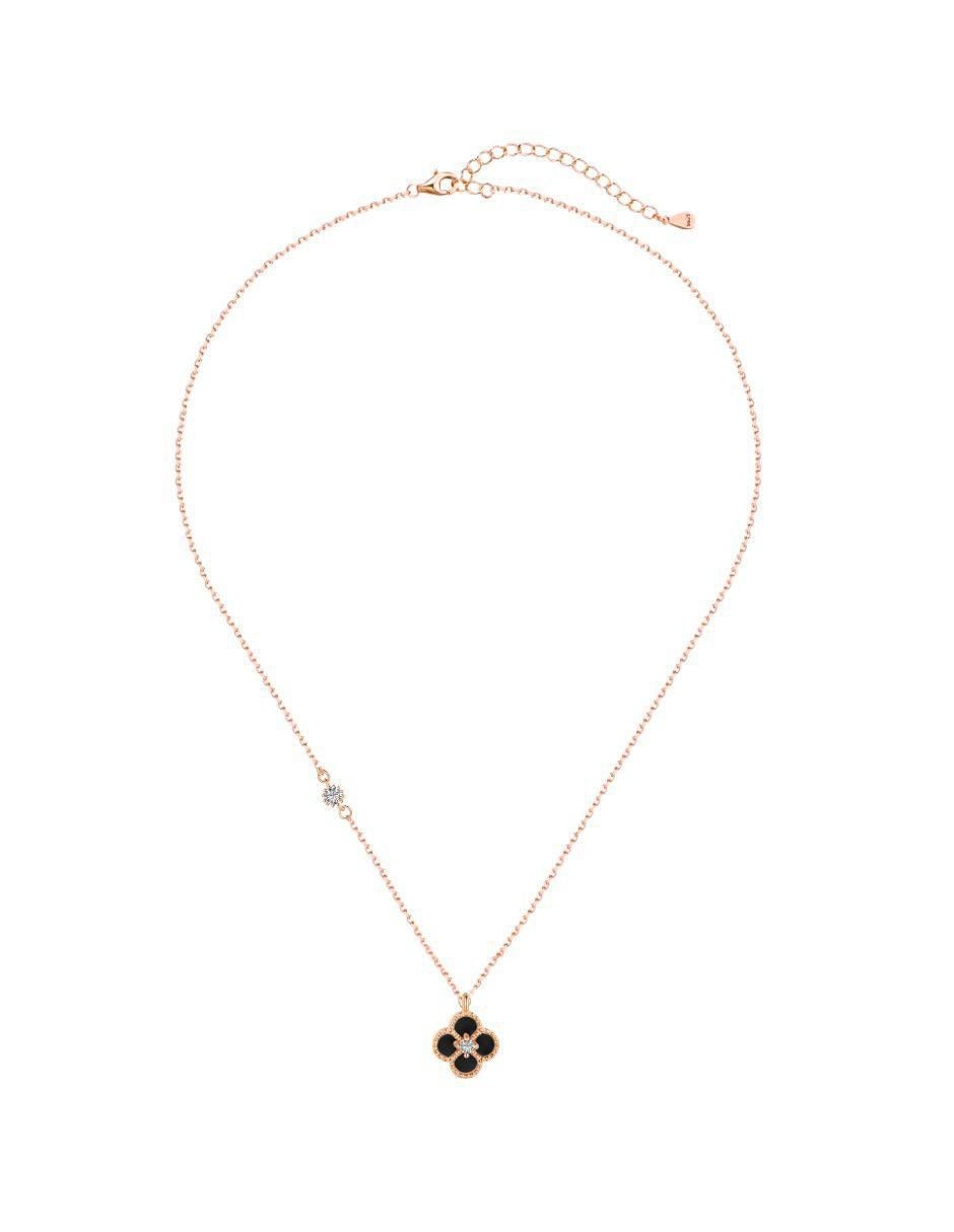 Collar no aplica "de (si aplica)" flor yoiko coralie golden rose "de" plata p 925
