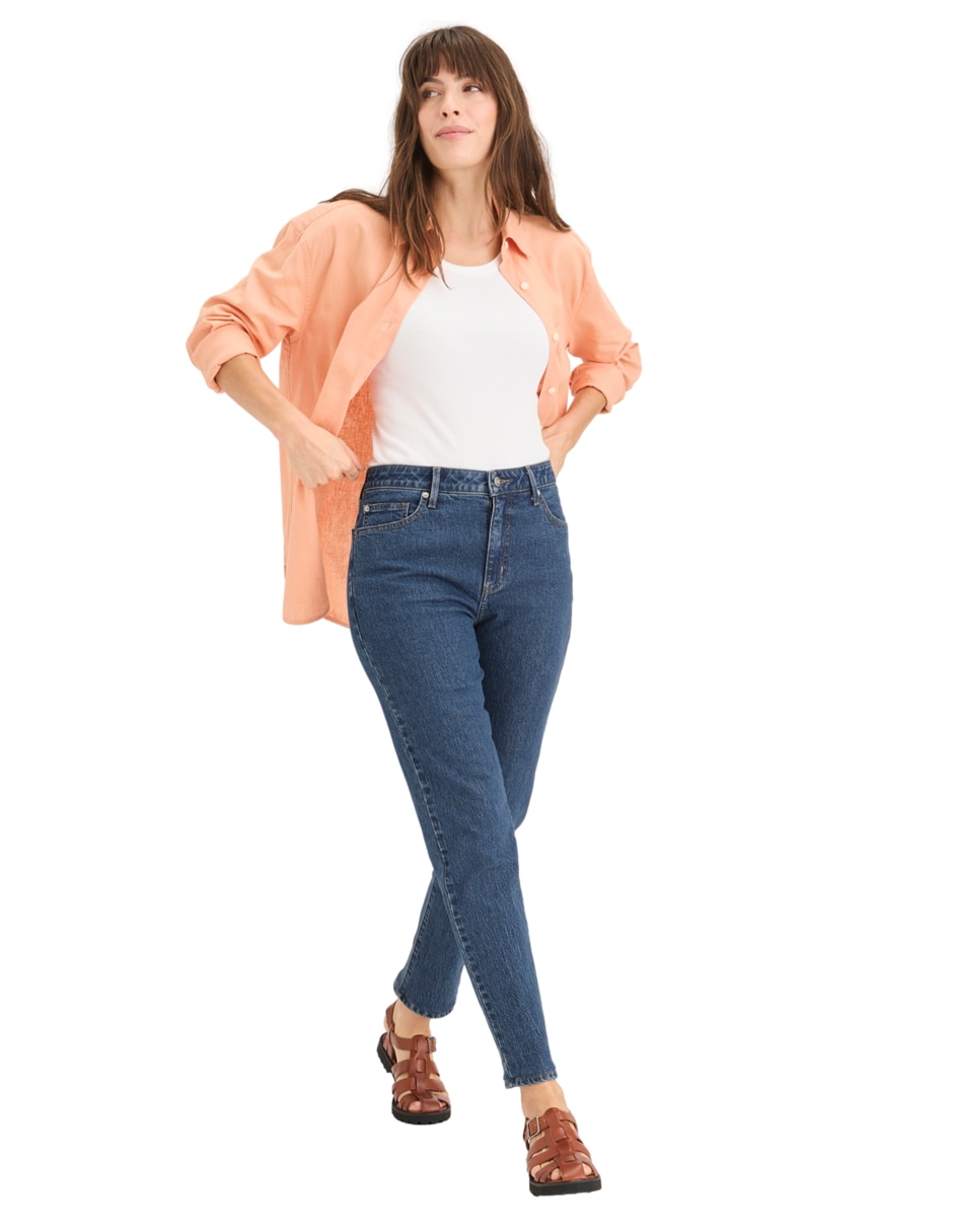 Jeans slim Minna 5 Pocket High para mujer 4