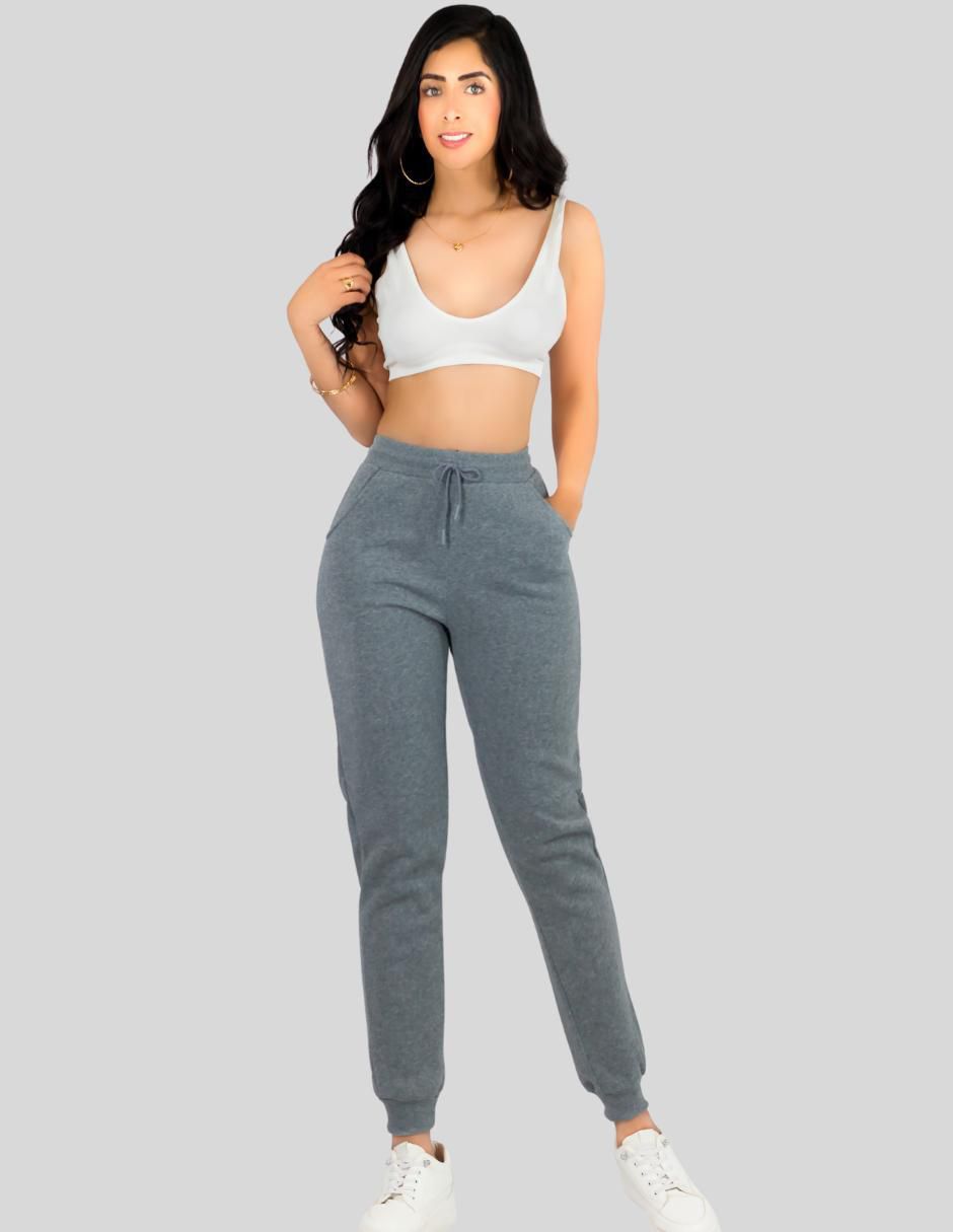 Pants regular con agujeta para mujer 2
