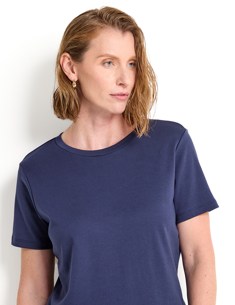PLAYERA 365 ESSENTIAL, G, AZUL MARINO
