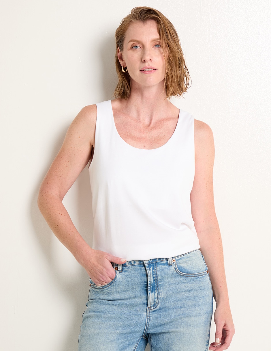 Blusa de tirante clásico para mujer