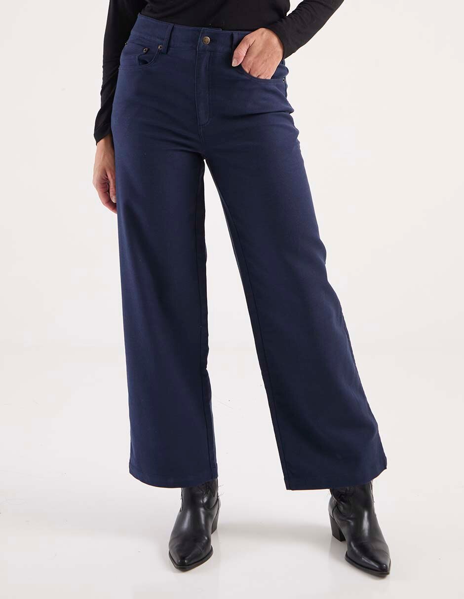 Jeans relaxed amplio Basics para mujer