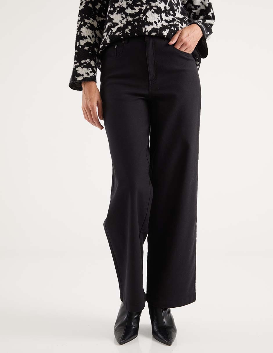 Jeans relaxed amplio Basics para mujer