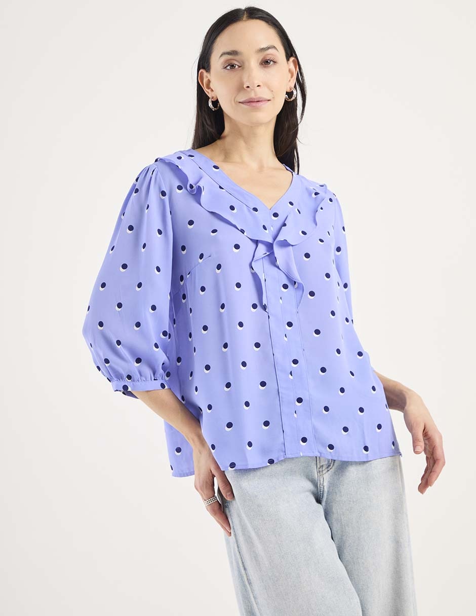 Blusa manga 3/4 para mujer 1