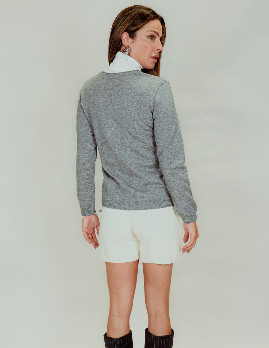 "suéter" zuio "cuello" v "para mujer"