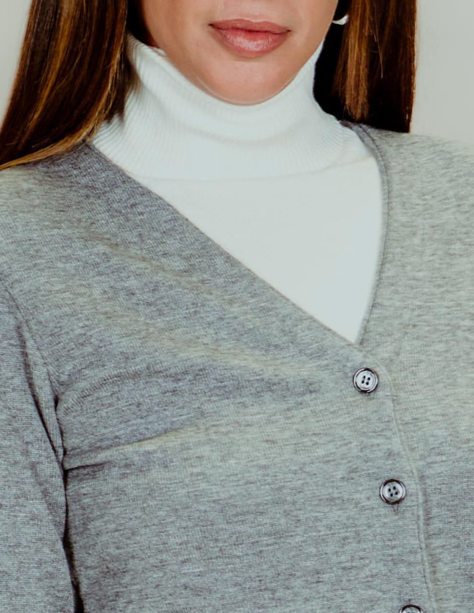 "suéter" zuio "cuello" v "para mujer"