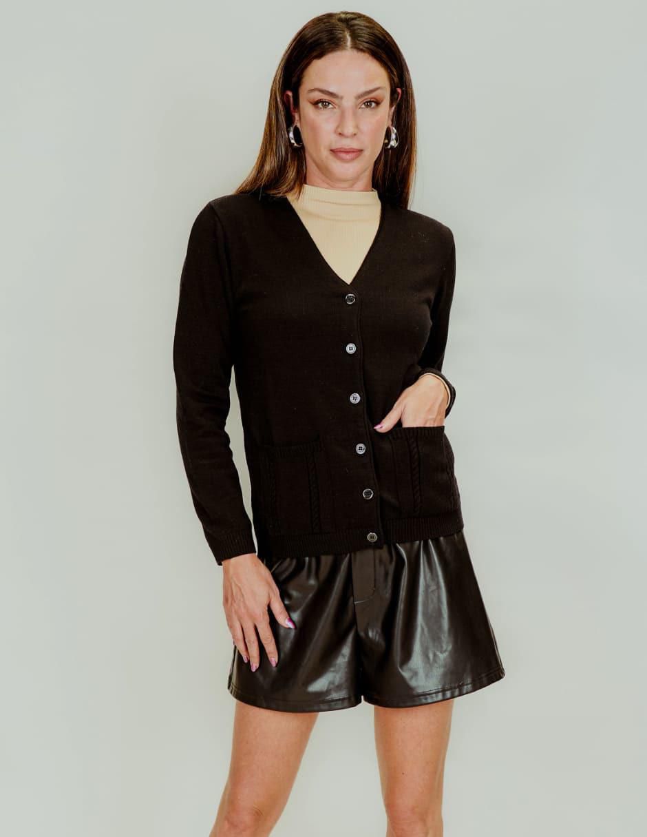 Suéter cuello V para mujer Suéter cuello V para mujer