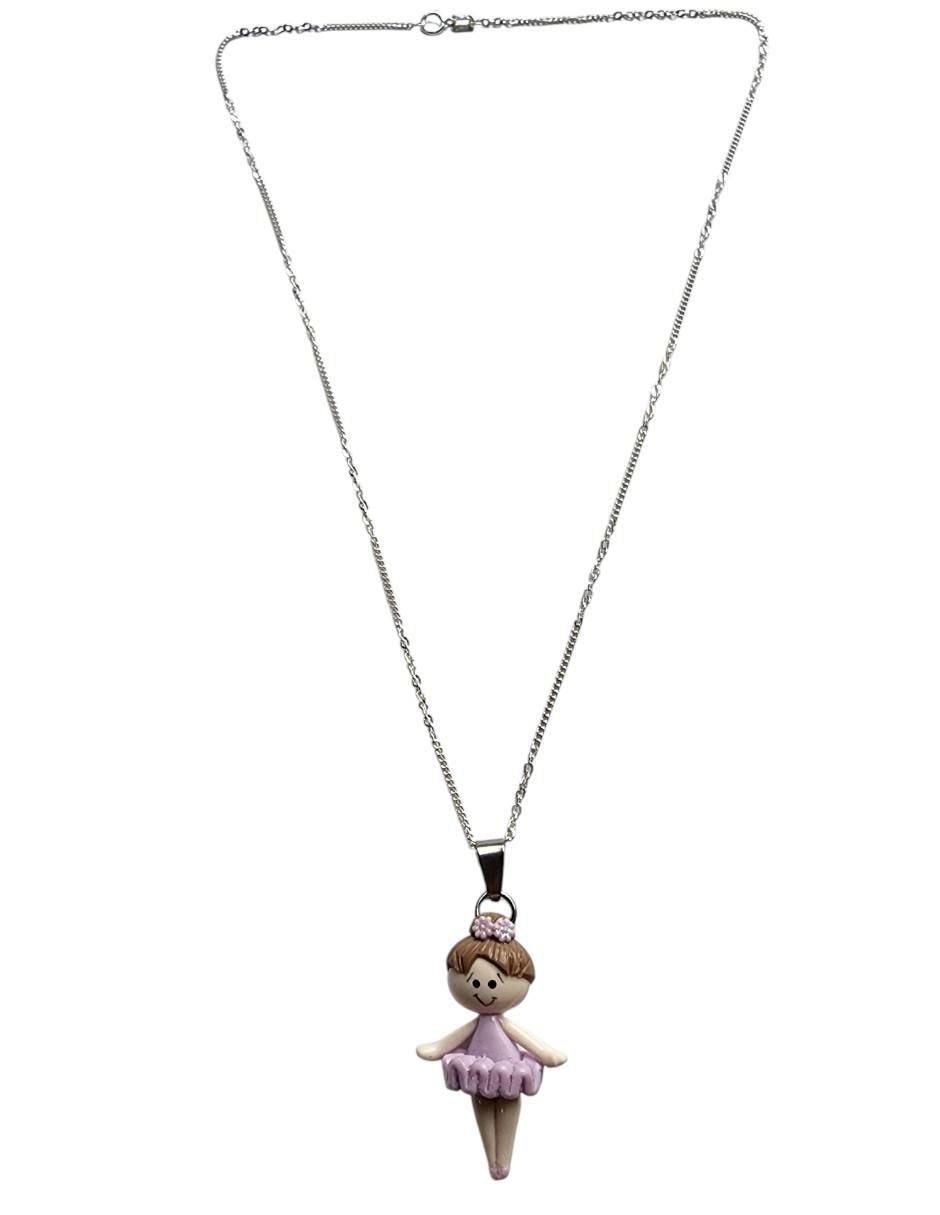 Collar de niña Bailarina de plata P 925 3