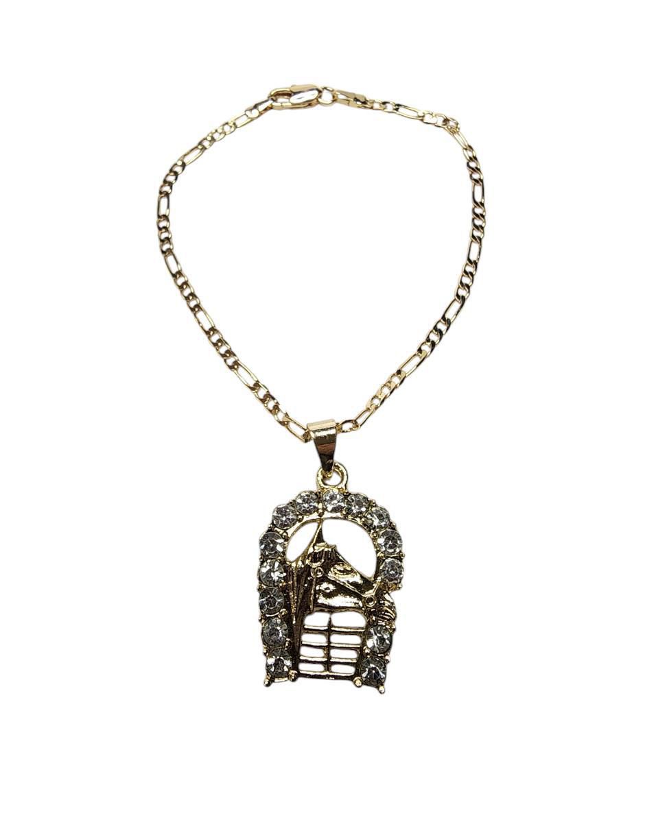 Pulsera de oro laminado 14 K Equino con acabado brillante 4