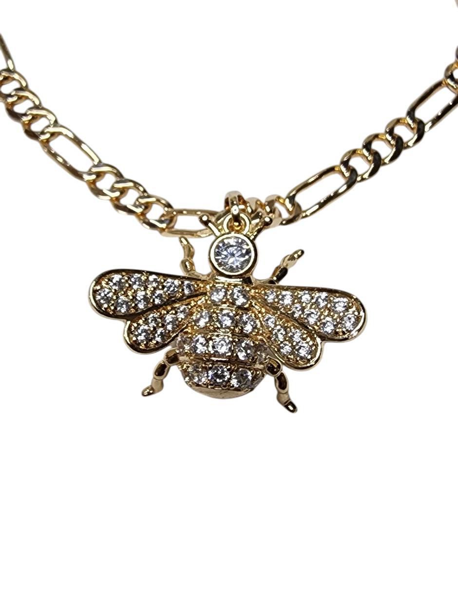 Pulsera de oro laminado 14 K Insectos con acabado brillante 5