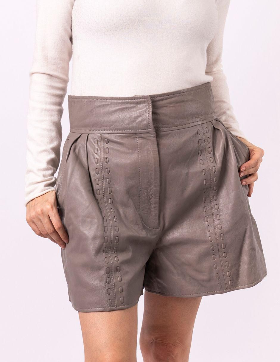Short de piel para mujer