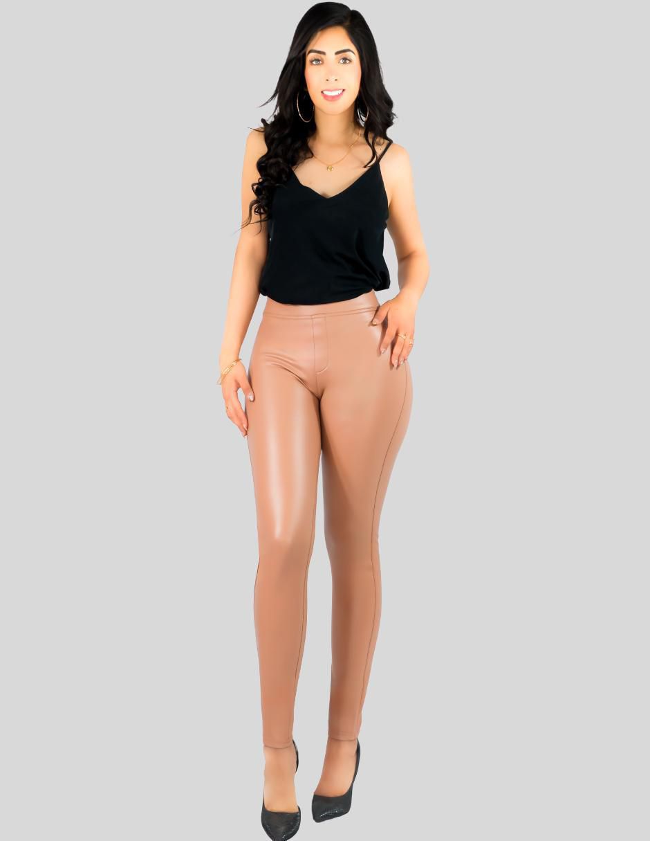Legging a la cintura alta con elástico para mujer 2
