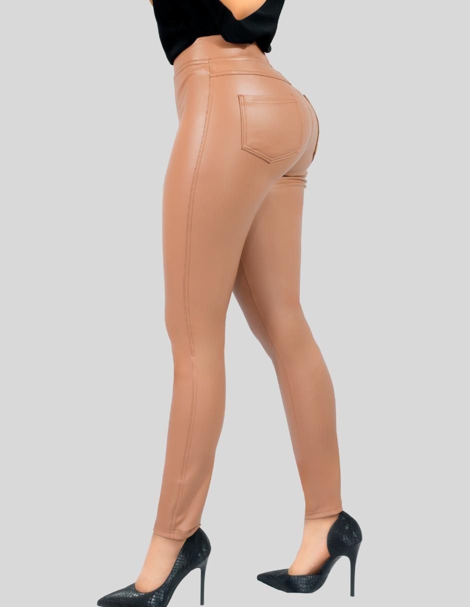 Legging a la cintura alta con elástico para mujer 6