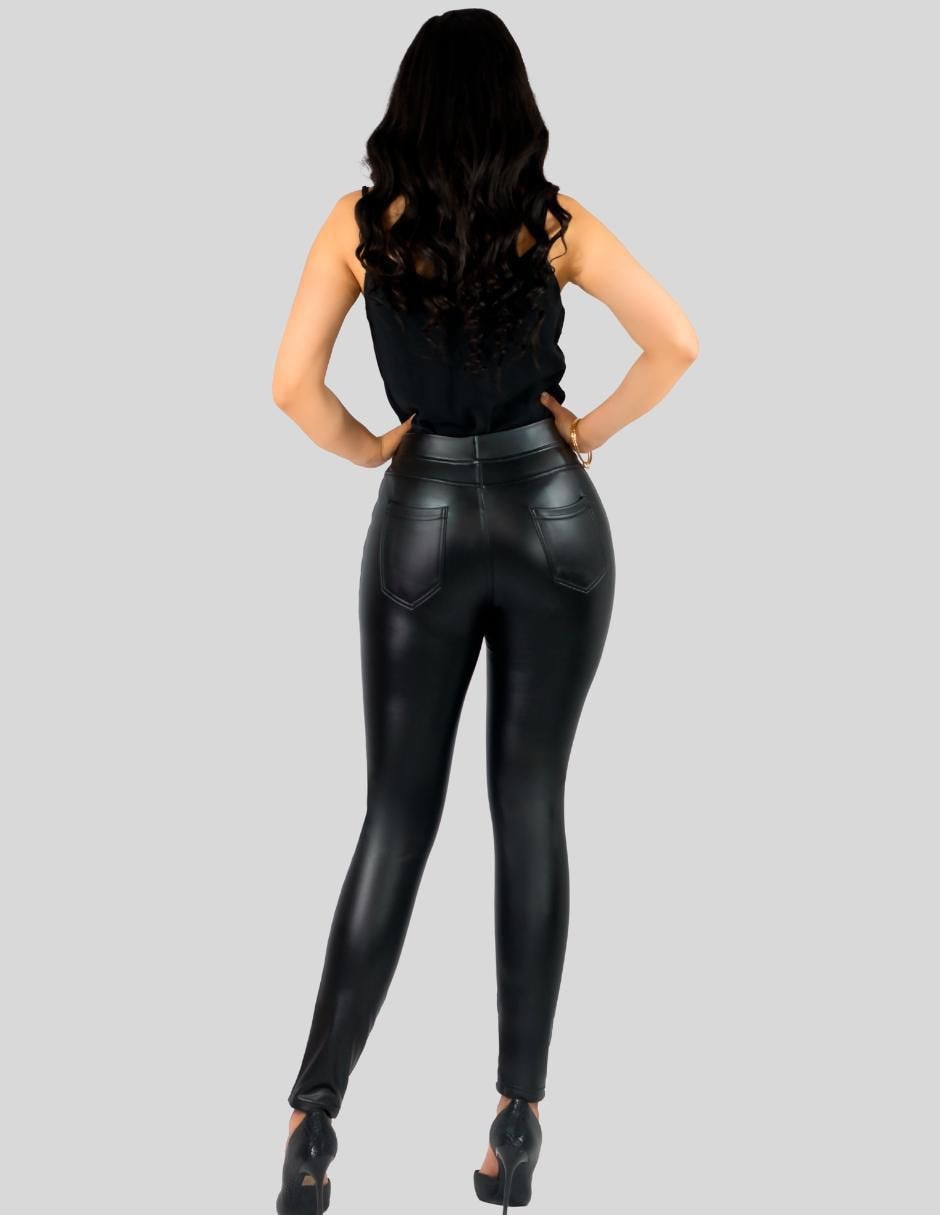 Legging a la cintura alta con elástico para mujer 3