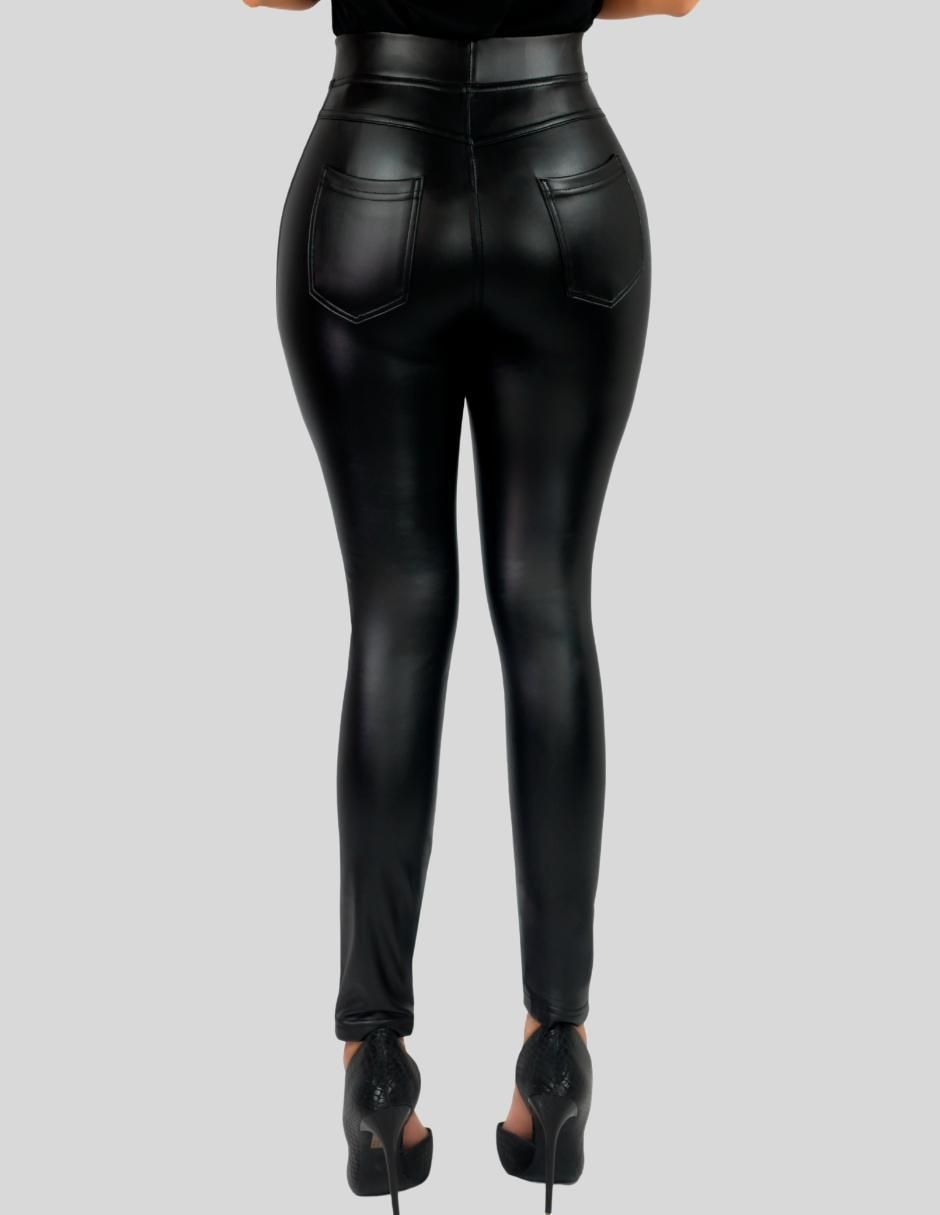 Legging a la cintura alta con elástico para mujer 6