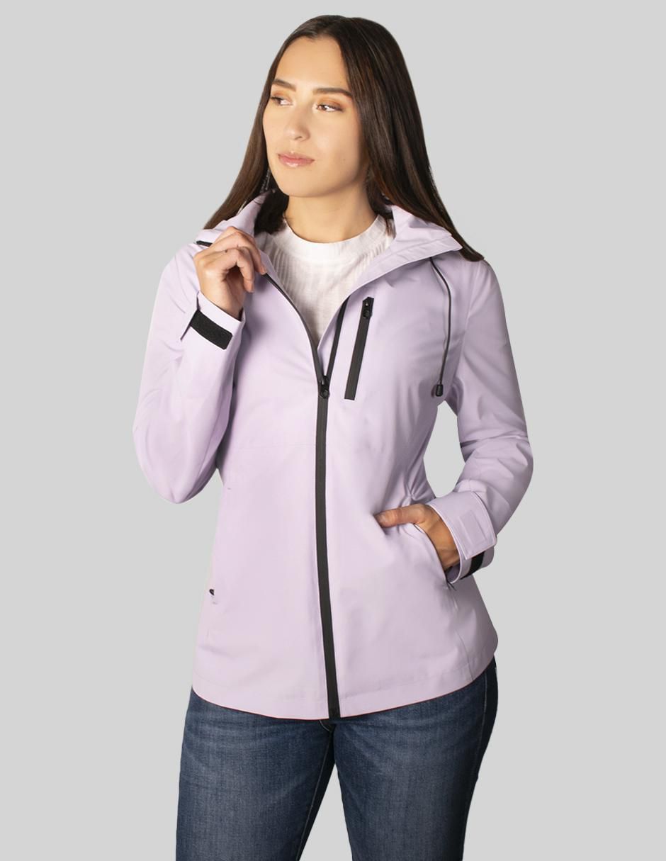 Chamarra parka impermeable para mujer
