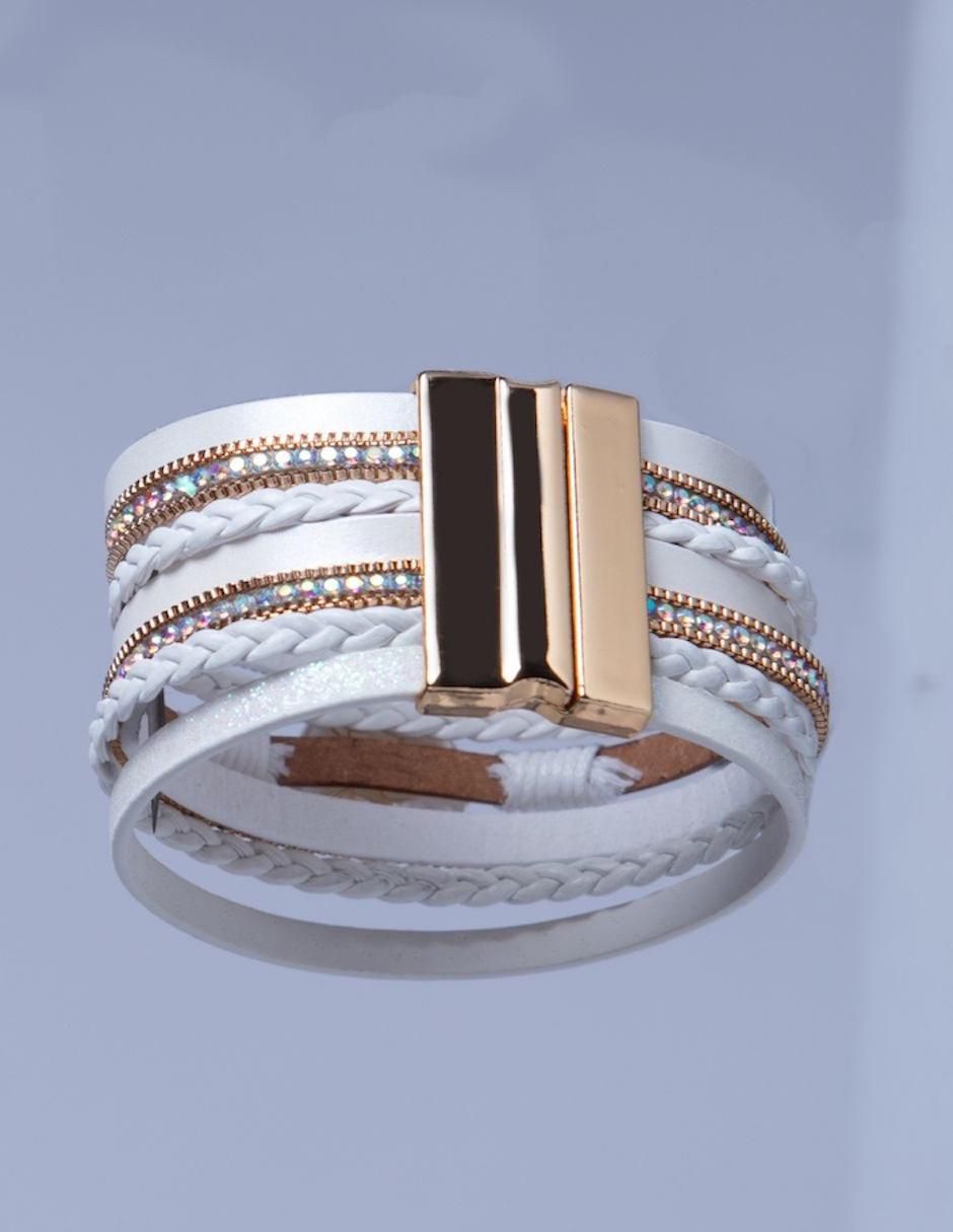 Pulsera con perla Luna Boreal
