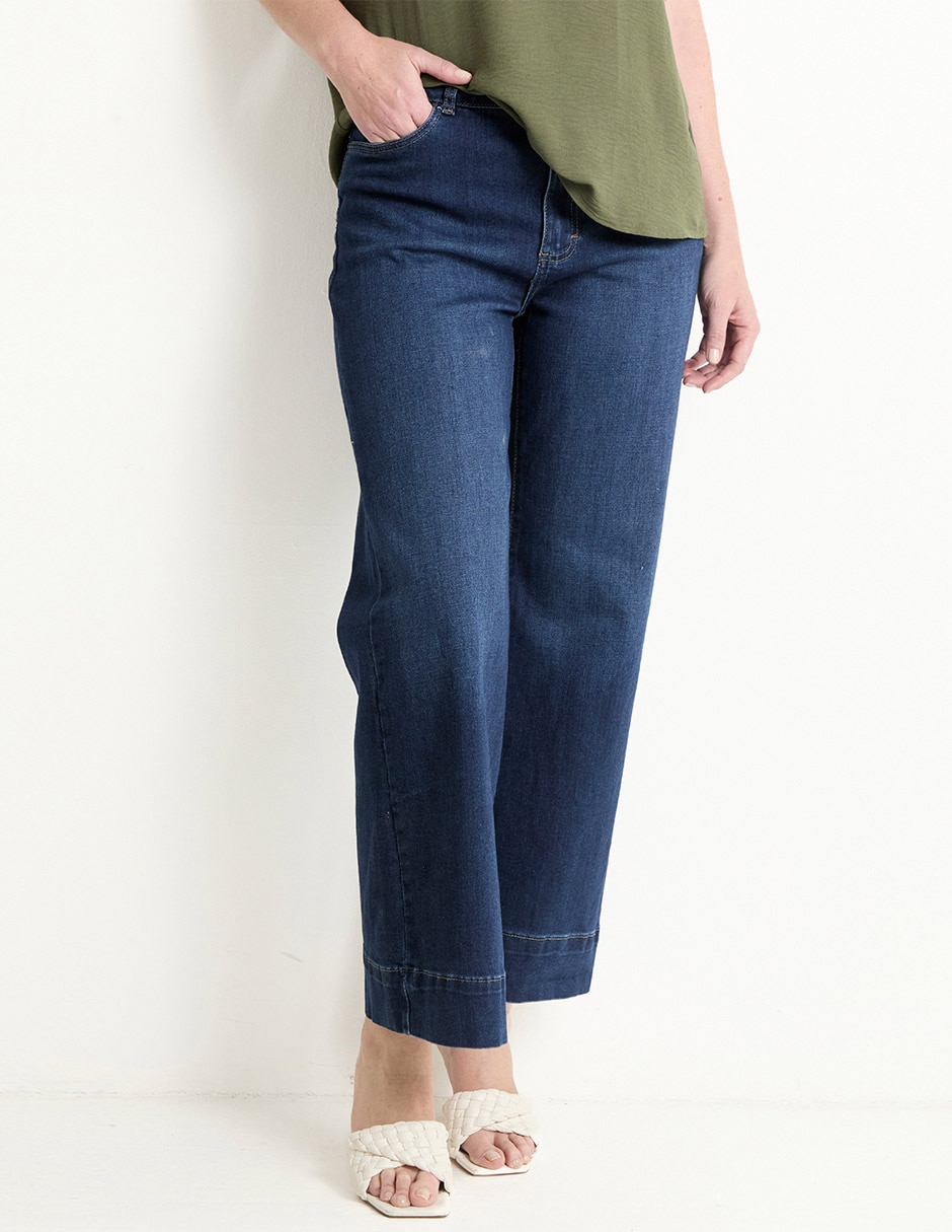 Jeans wide leg para mujer