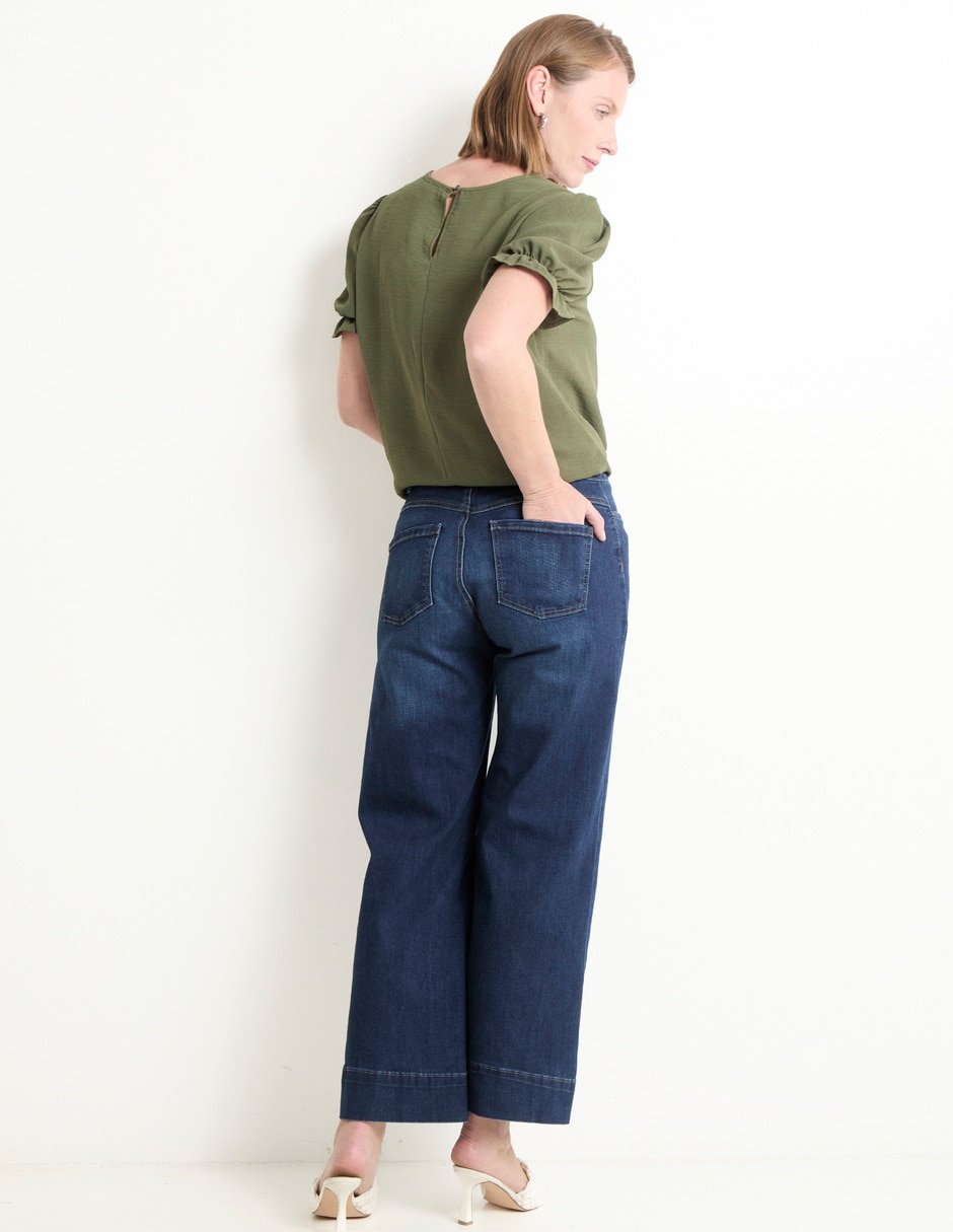 Jeans wide leg para mujer 2
