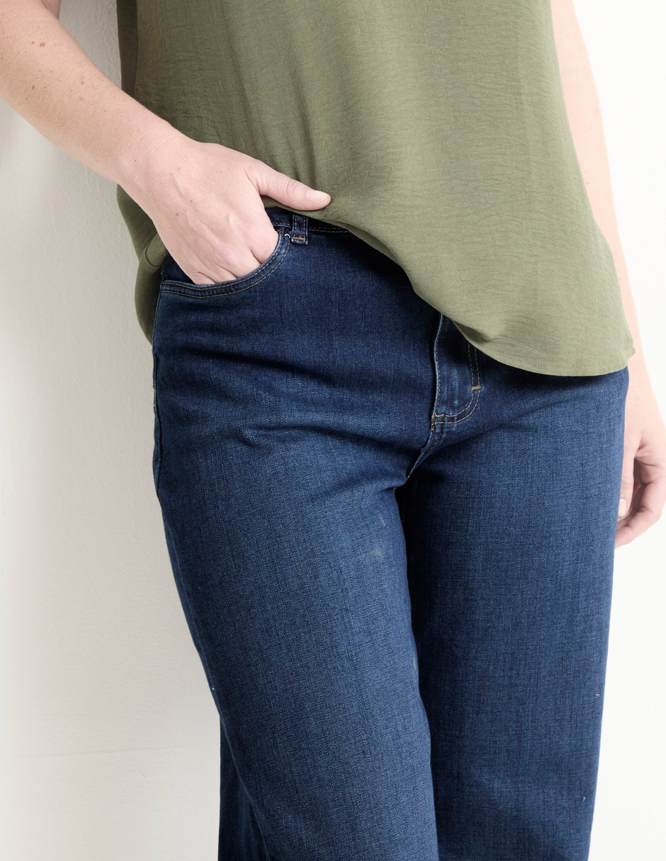 Jeans wide leg para mujer 4