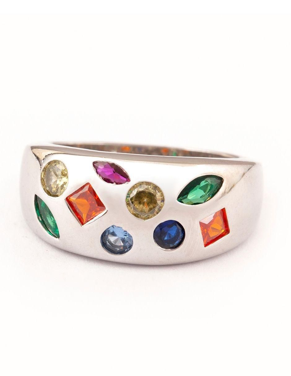 Anillo Bravura zirconia