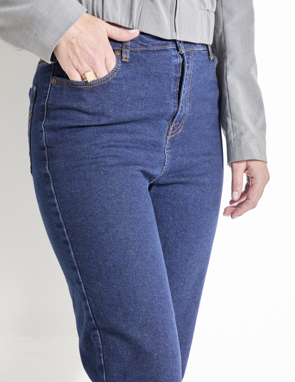 Jeans straight para mujer 4