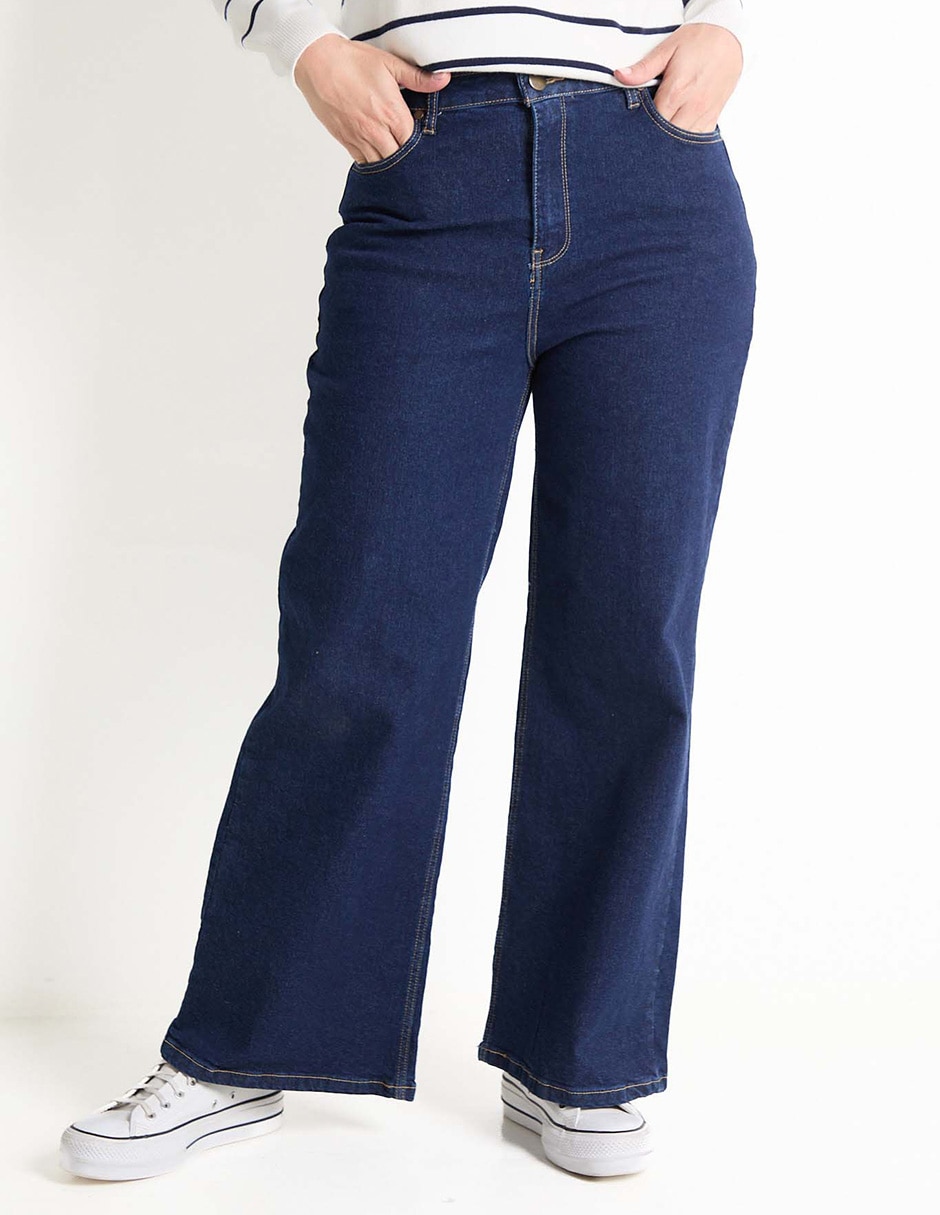 Jeans wide leg para mujer