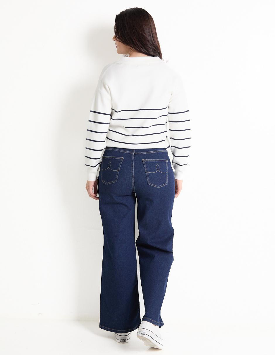 Jeans wide leg para mujer 2