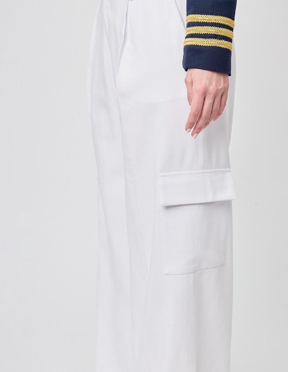 Pantalón cargo regular para mujer 4
