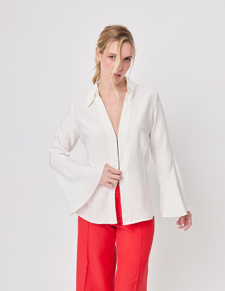 Blusa manga larga para mujer 6