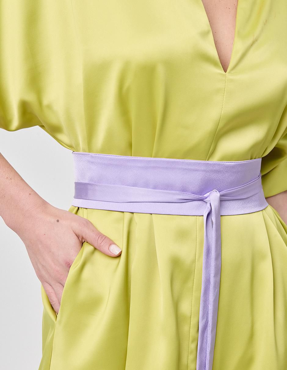 Vestido midi formal Paixao para mujer 10