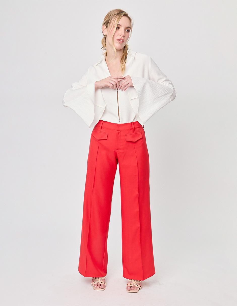 Pantalón de vestir regular para mujer 2